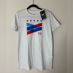 NWT Women’s Patriotic Under Armour T-Shirt